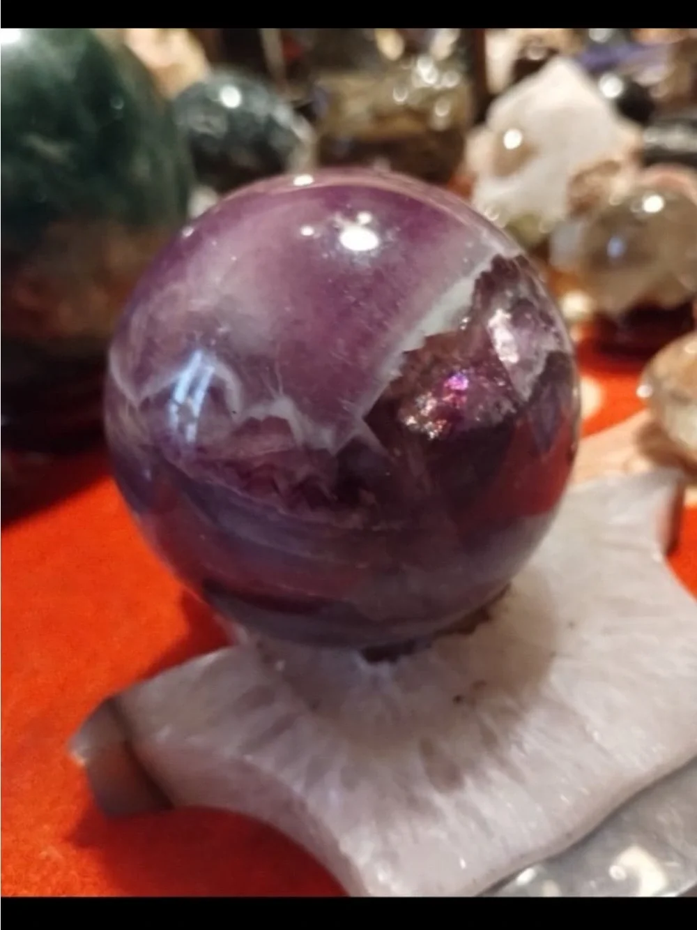 Candy Fluorite Sphere Large UHQ